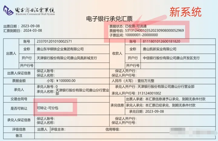 商業(yè)匯票號碼排列方式，新系統(tǒng)有哪些改變？